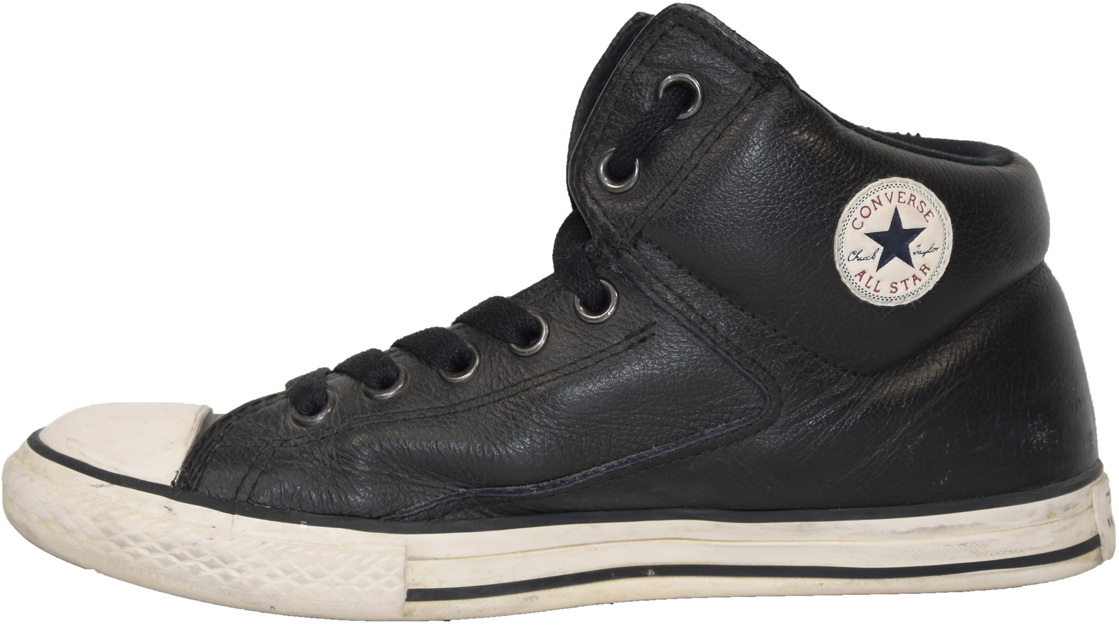 R039 BASKETS CONVERSE ALL STAR CHUCK TAYLOR CUIR NOIR T.38 UK 5 VALEUR 90 R039 BASKETS CONVERSE ALL STAR CHUCK TAYLOR CUIR NOIR T.38 UK 5 VALEUR 90