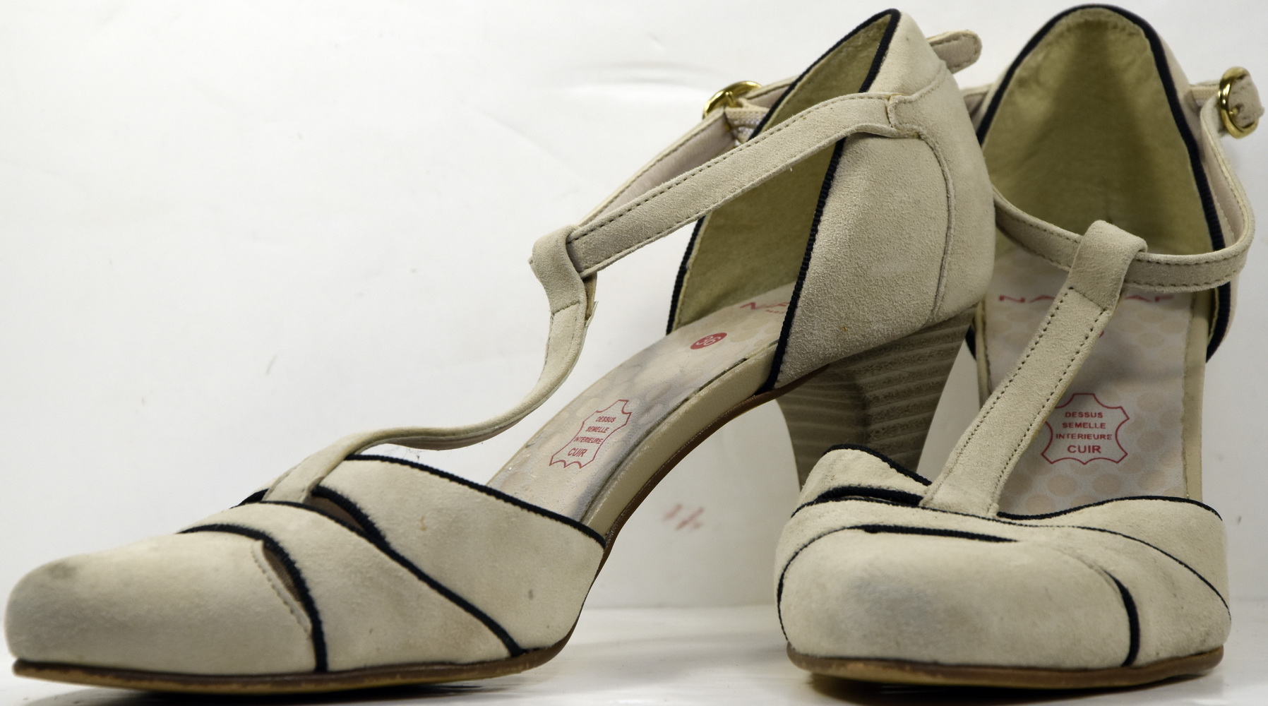 NUBUCK BON 3 Détails S175 BEIGE 5 sur TRES T ETAT NAF 36 NAF NUBUCK BON 3 Détails S175 BEIGE 5 sur TRES T ETAT NAF 36 NAF